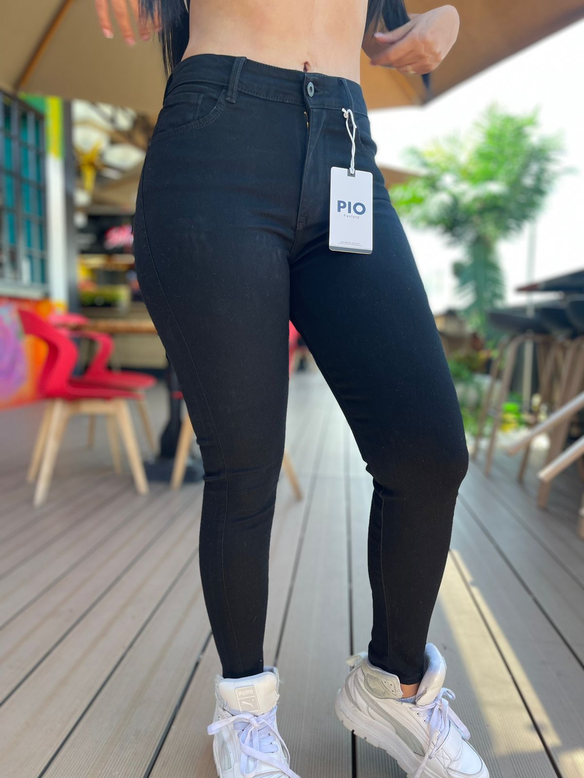 JEAN SKINNY NEGRO MATE